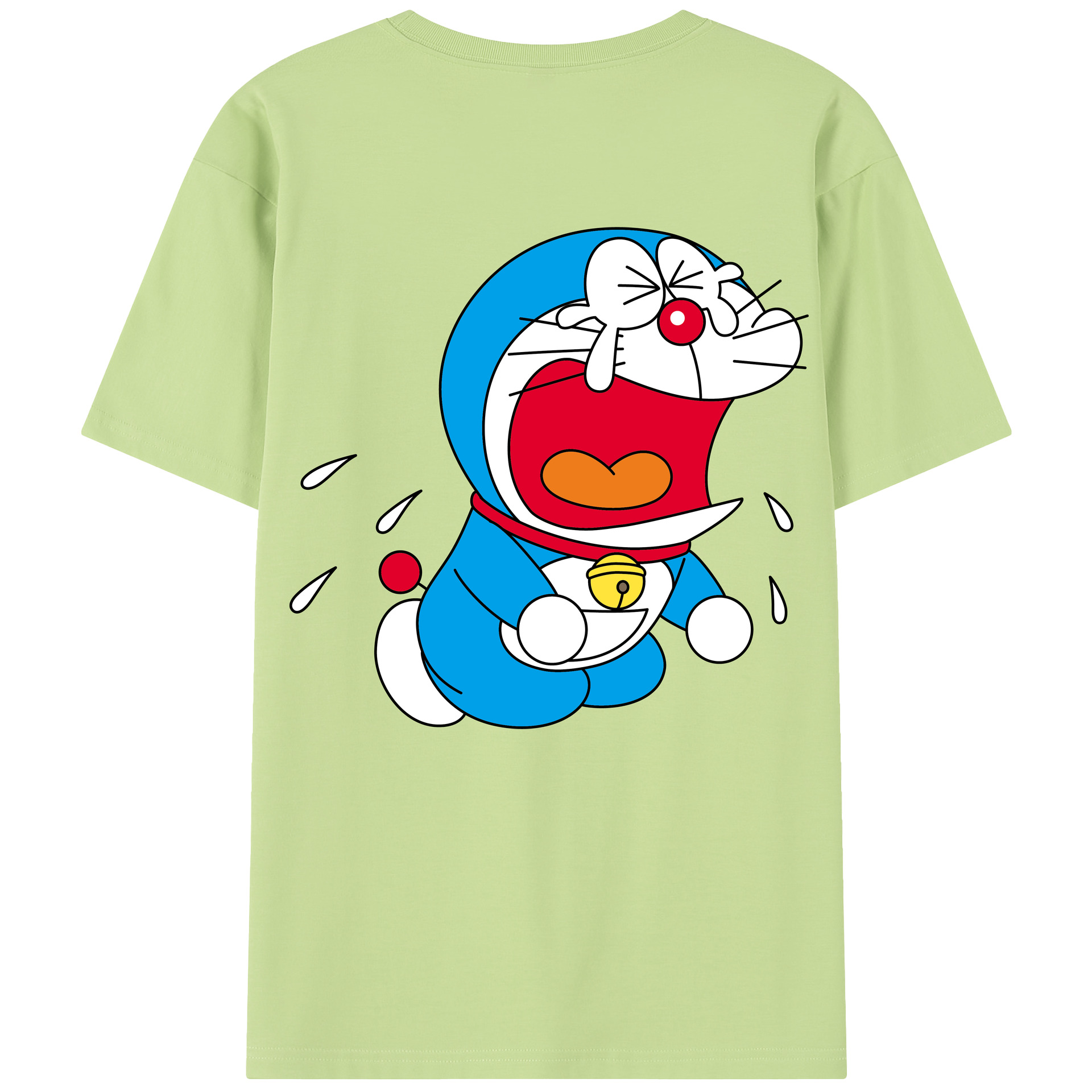 （画像用） ドラえもん Doraemon 綿100％半袖Tシャツ（背面プリント）